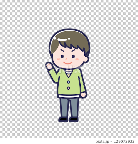 Casual clothes child / diagonal / boy 12 129072932