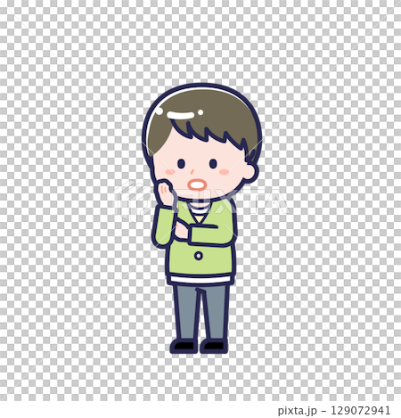 Casual clothes child / diagonal / boy 20 129072941