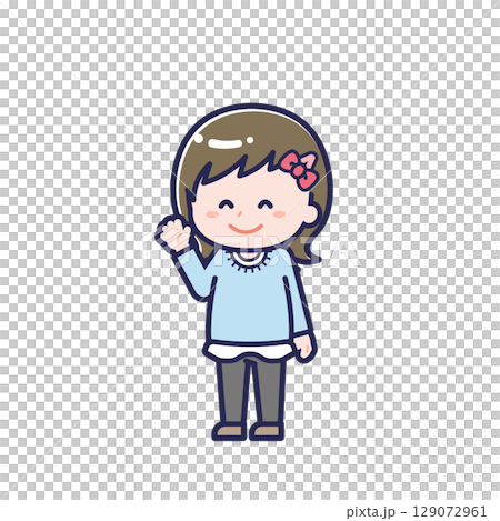 Casual clothing child / diagonal / girl 10 Casual clothing child / diagonal / girl 10 129072961