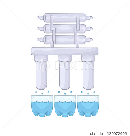 Illustration of Water Filter Illustration of Water Filter 129072996