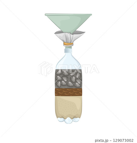 Illustration of Water Filter Illustration of Water Filter 129073002