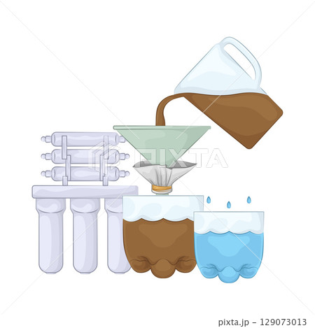 Illustration of Water Filter  129073013
