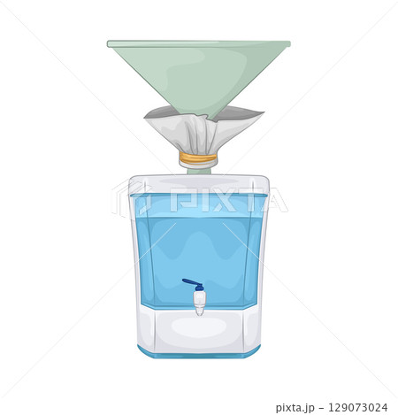 Illustration of Water Filter Illustration of Water Filter 129073024