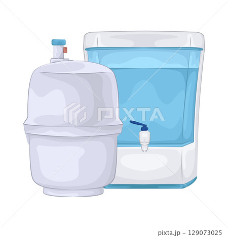 Illustration of Water Filter Illustration of Water Filter 129073025