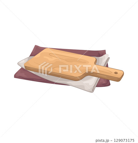 Illustration of Cutting Board Illustration of Cutting Board 129073175