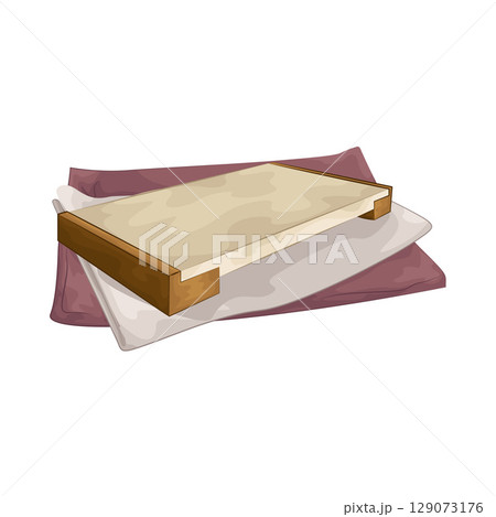 Illustration of Cutting Board Illustration of Cutting Board 129073176