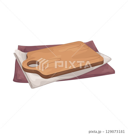 Illustration of Cutting Board  129073181
