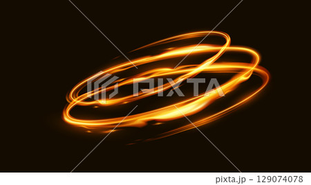 Glowing Light Trails in Dynamic Motion Glowing Light Trails in Dynamic Motion 129074078