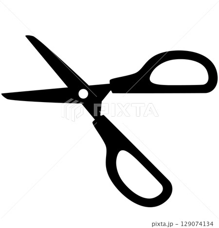 シンプルなハサミのイラスト 129074134