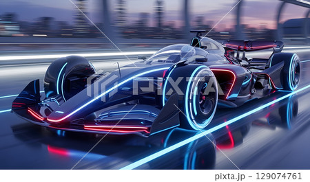 近未来のF1カー 129074761