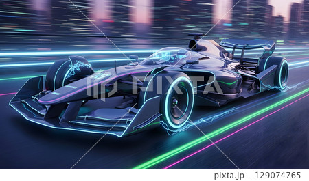 近未来のF1カー 129074765