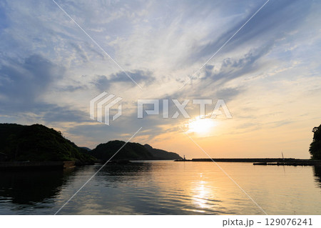 竹野温泉周辺の竹野川 129076241
