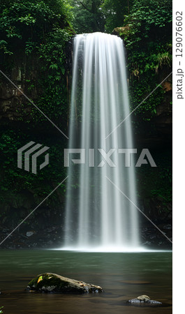 滝のある風景 129076602