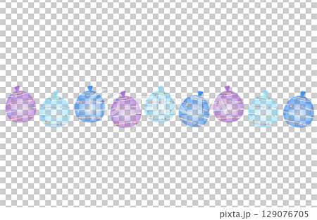 ふんわり水風船 ライン ブルー 129076705