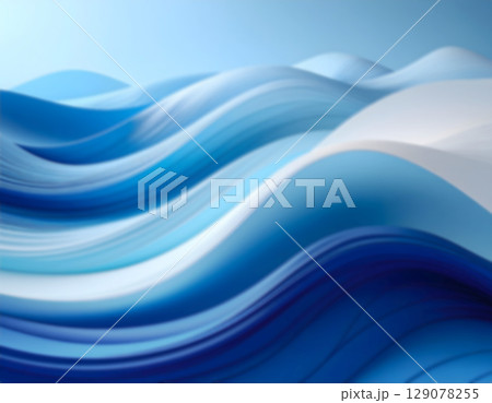 Gentle Blue Wave abstract textureのイラスト素材 [129078255] - PIXTA