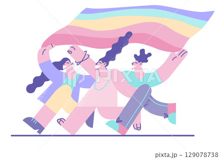 LGBTQ community concept LGBTQ community concept 129078738