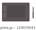 ペンタブレットのイラスト 129079043
