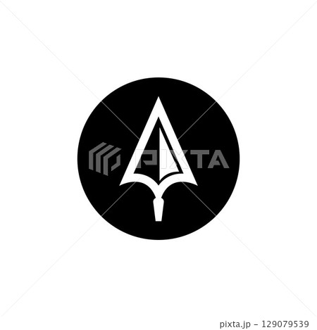 Spear logo vector design template 129079539