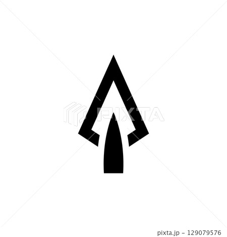 Spear logo vector design template 129079576