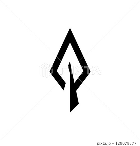 Spear logo vector design template 129079577