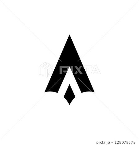 Spear logo vector design template 129079578