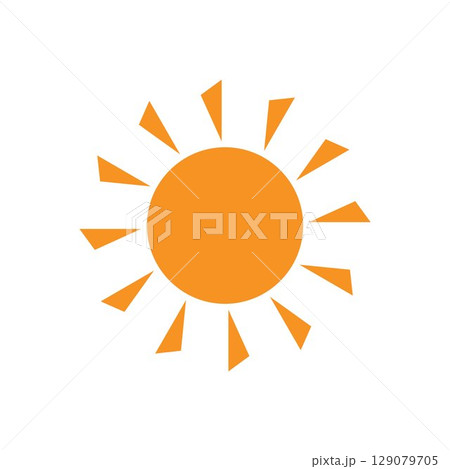 Sun Vector illustration Icon 129079705