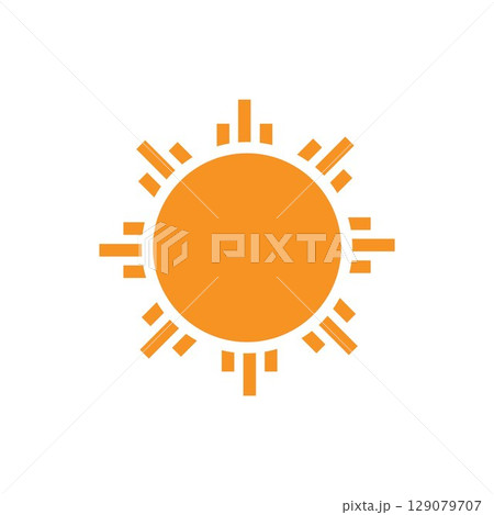 Sun Vector illustration Icon Sun Vector illustration Icon 129079707