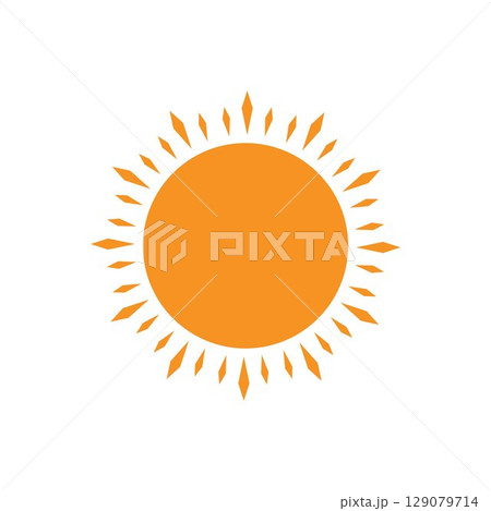 Sun Vector illustration Icon 129079714