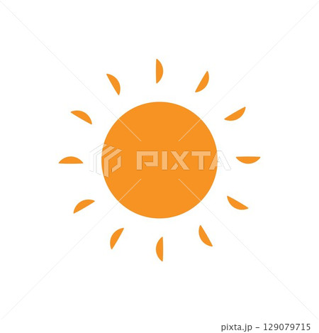 Sun Vector illustration Icon Sun Vector illustration Icon 129079715