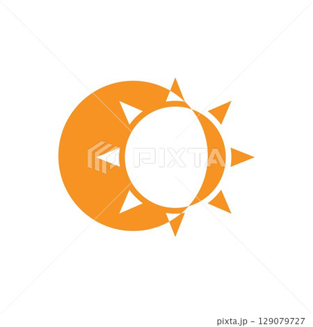 Sun Vector illustration Icon 129079727