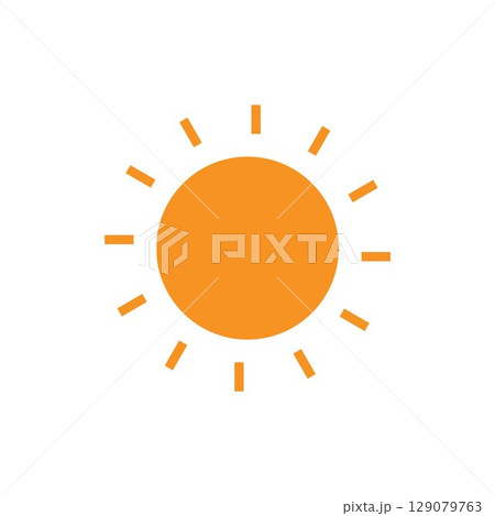 Sun Vector illustration Icon 129079763