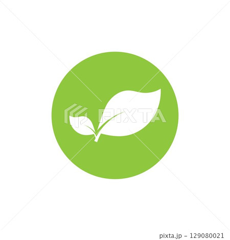 Logos of green Tree leaf ecology nature element vector 129080021