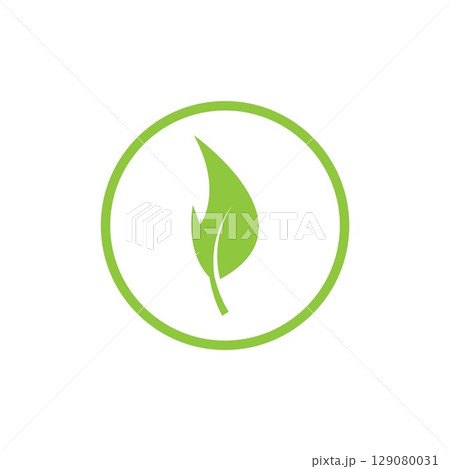 Logos of green Tree leaf ecology nature element vector 129080031