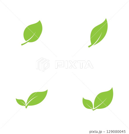 Logos of green Tree leaf ecology nature element vector Logos of green Tree leaf ecology nature element vector 129080045