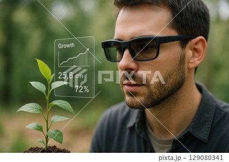 Innovative augmented reality for plant growth analysis with smart technology 129080341