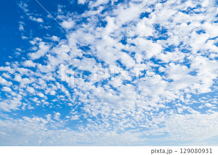 雲が浮かぶ青空 129080931