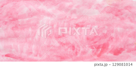 Abstract colorful watercolor paint paper background texture 129081014