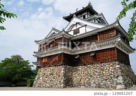 京都 福知山 福知山城 天守閣(大天守)(夏) 京都 福知山 福知山城 天守閣(大天守)(夏) 129081207