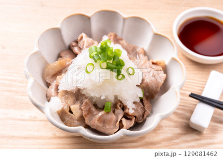 豚肉のおろしポン酢がけ 豚肉のおろしポン酢がけ 129081462