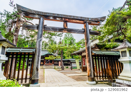 山形 上杉神社　参道の鳥居 129081962