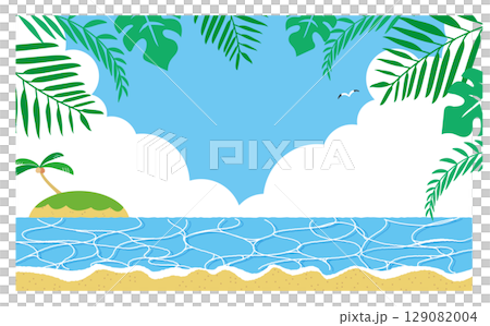 熱帶海洋和沙灘 熱帶海洋和沙灘 129082004