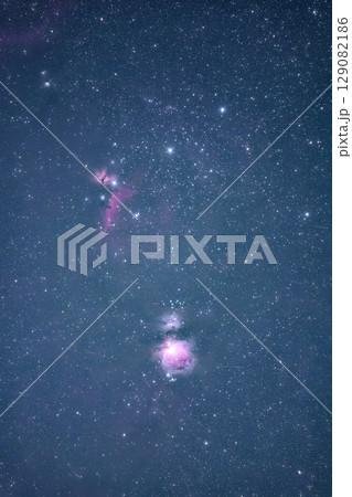 オリオン座中心部の星雲 129082186