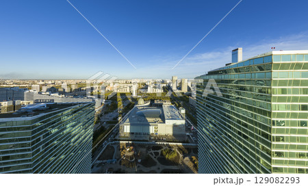 カザフスタン・アスタナの都市俯瞰 / Astana, Kazakhstan 129082293