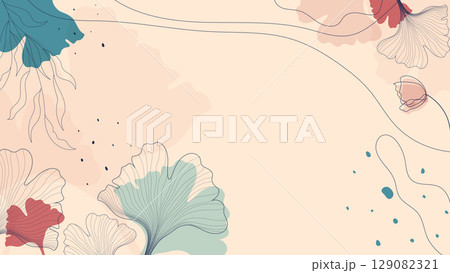 abstract floral background abstract floral background 129082321