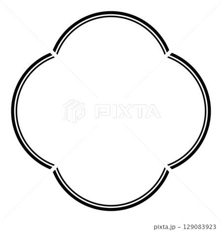 タイトルや見出しのフレームデザイン 129083923