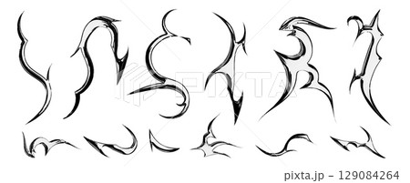 Tribal y2k metal tattoo designs 129084264