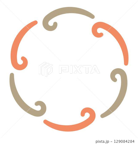 タイトルや見出しのフレームデザイン 129084284