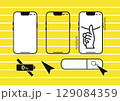 スマホアイコンセット透過あり 129084359