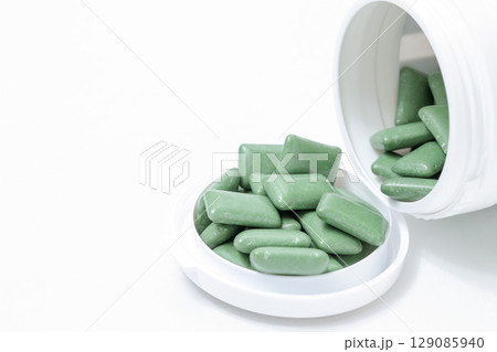 ガム, 噛む, おやつ, お菓子, 食べ物, チューイングガム, 容器, プラスティック容器 129085940