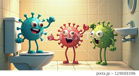 DNA strand with vibrant molecules, encased in lipid, hovers above a palm symbolizing genomic breakthroughs 129088396